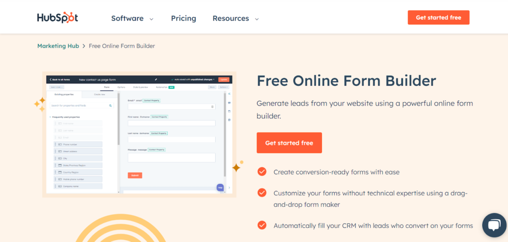 HubSpot alternative to google forms