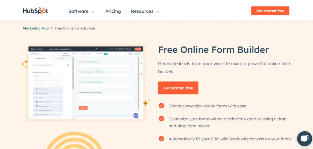 HubSpot alternative to google forms
