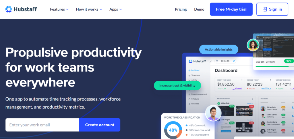 hubstaff Best Time Tracking Tools For Freelancers